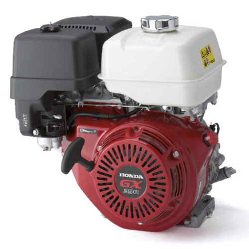 Honda GX390 389cc 4-stroke OHV engine with recoil start and heavy-duty construction for commercial equipment.